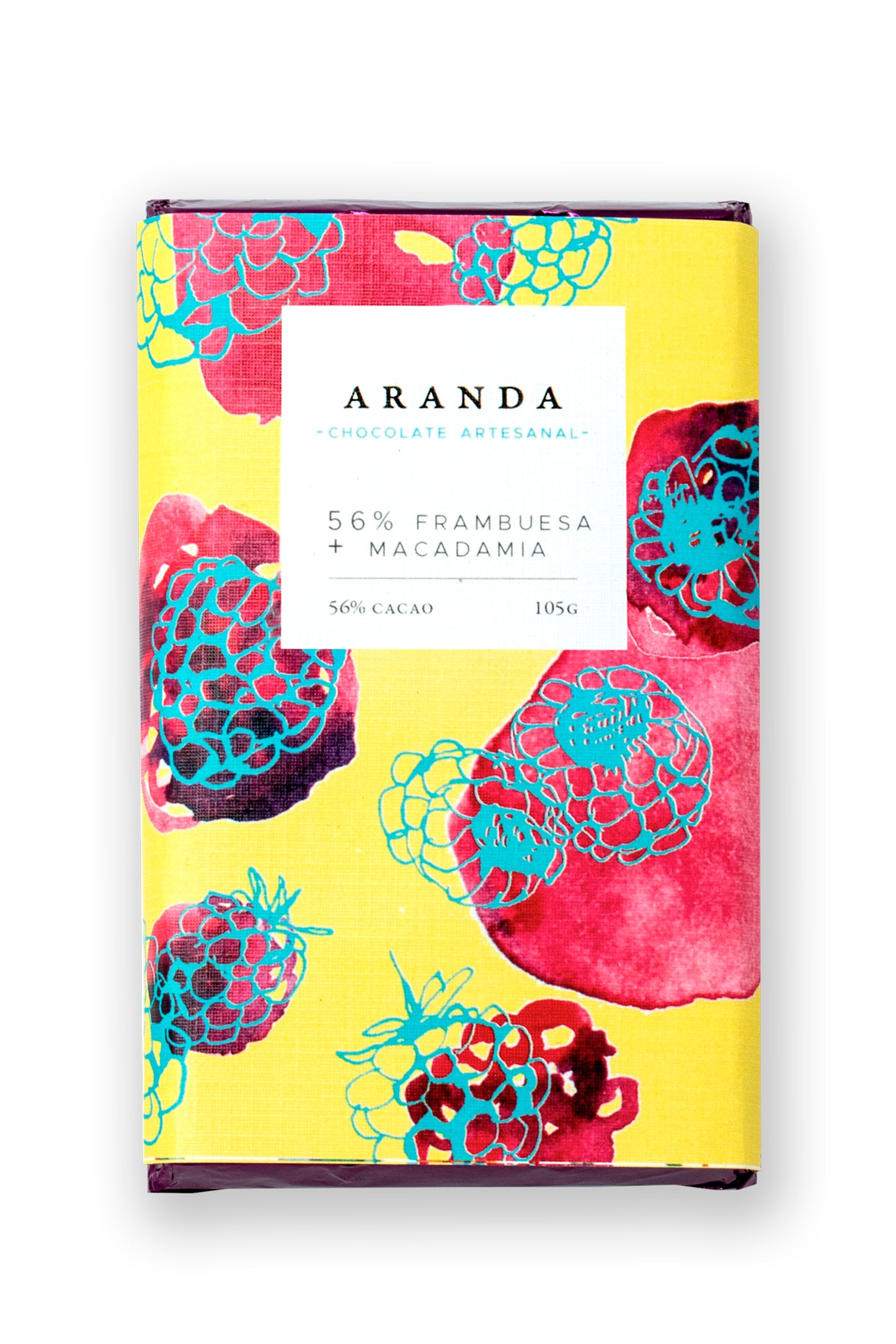 Frambuesa + macadamia - Aranda honest chocolate