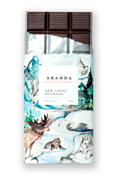 Chocolate artesanal 46% - Aranda honest chocolate