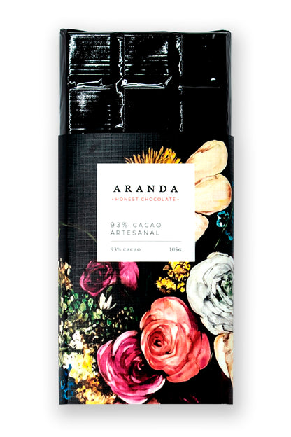 Chocolate artesanal 93% - Aranda honest chocolate