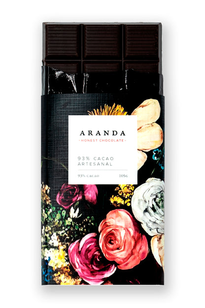 Chocolate artesanal 93% - Aranda honest chocolate